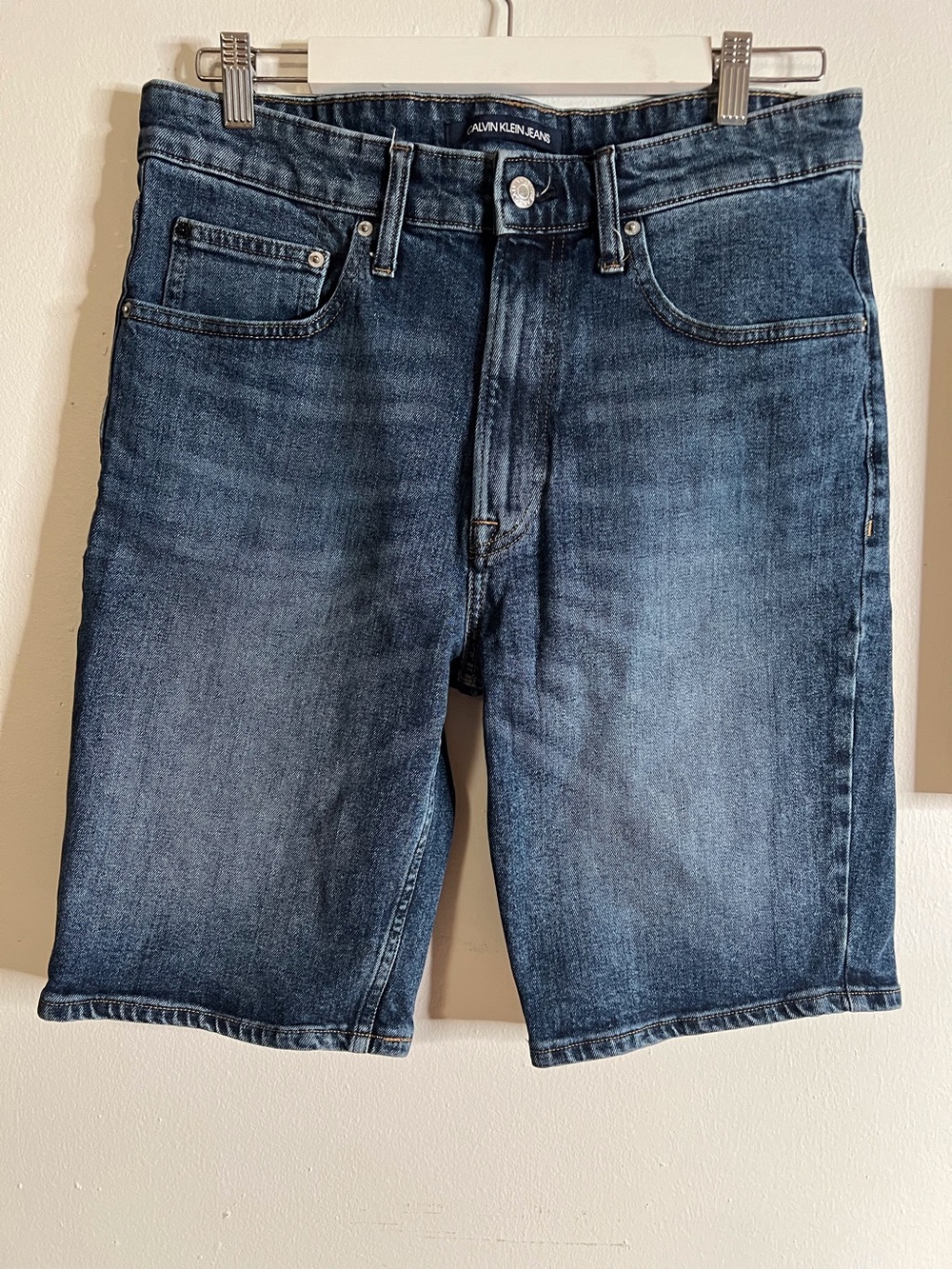 Calvin Klein Jeans Men’s Medium Blue Denim Short